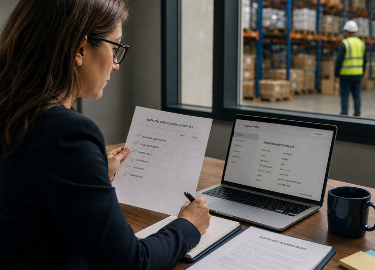 Supplier and factory verification before payment