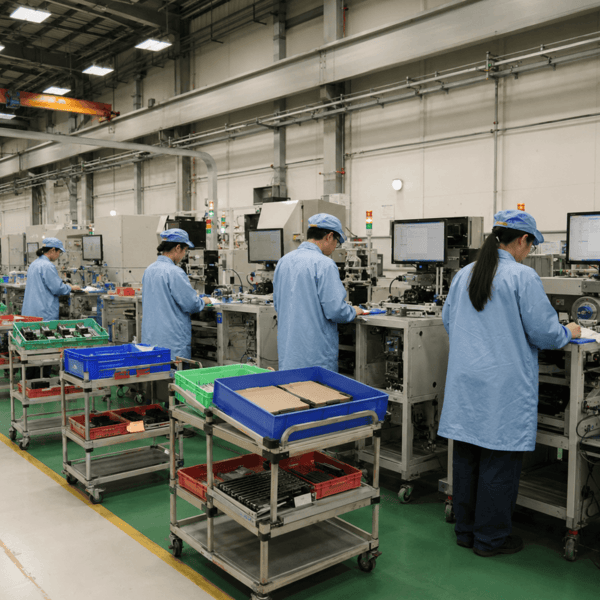 Electronics assembly line factory capability review
