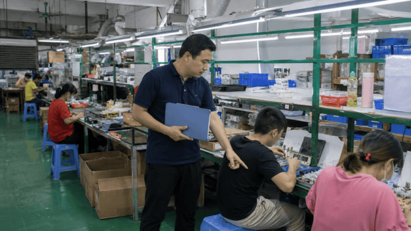 Electronics factory floor inspection evidence