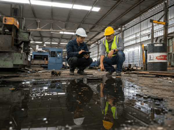 Factory floor maintenance and housekeeping review