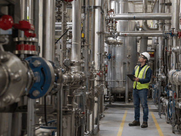 Factory pre-audit and industrial plant assessment before supplier approval